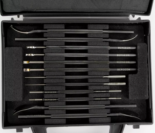 Bergeon 30020 - Jeu de leviers à ressort et à main, Swiss