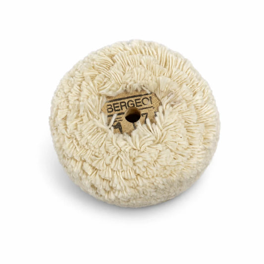 Bergeon 1175 – 2 en 1 - Roue de Polissage (Acier Poli Miroir) / Brosse ultra douce de nettoyage - 20mm x Ø 60mm - 1 Pc