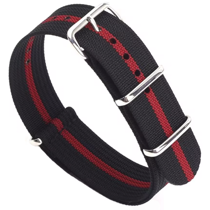 Masar Bracelet de Montre Nylon Nato Compatible Seiko SMGG19 - 20mm