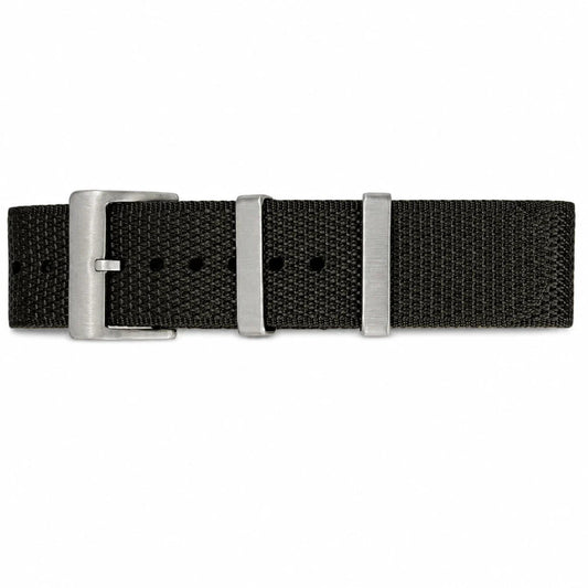 Black Nato Strap - Nylon 1.6mm / 28.5cm