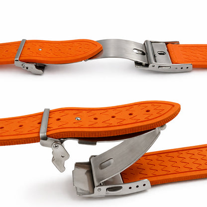 Masar Black Deployment Buckle / Pin Buckle - Watch Strap with Holes - Strap Thickness ≤ 4.00mm - 1 Pc