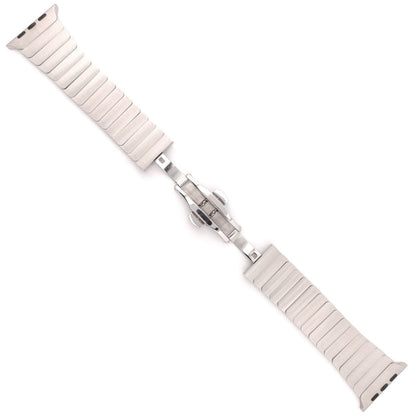 Masar Bracelet Acier Boucle déployante – Compatible avec Apple Watch – Maillons