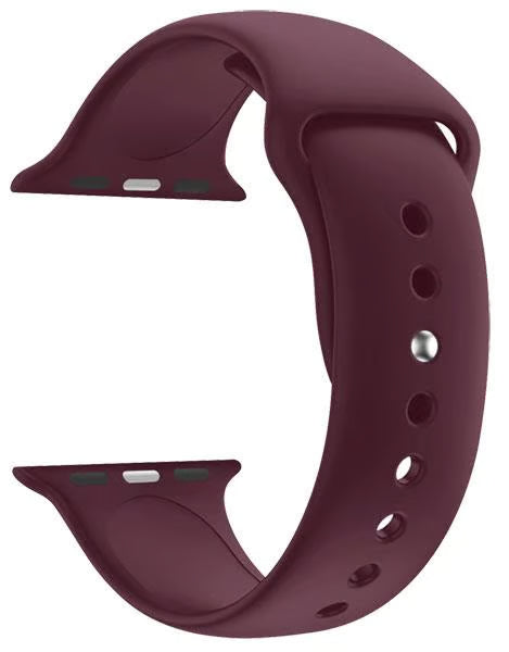 Bracelet de Montre Silicone pour Apple Watch Band Strap - Bordeaux / Wine Red