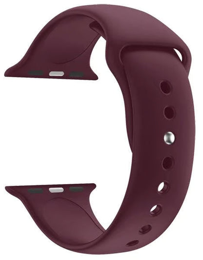 Bracelet de Montre Silicone pour Apple Watch Band Strap - Bordeaux / Wine Red