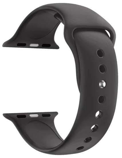 Silicone Watch Band for Apple Watch - Dark Anthracite Grey