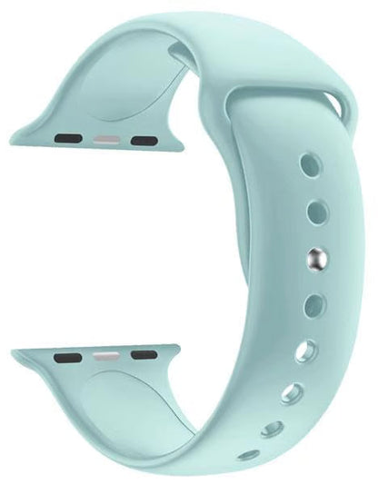 Masar Bracelet Sport Turquoise Ocean en Silicone Compatible avec Apple Watch – Band