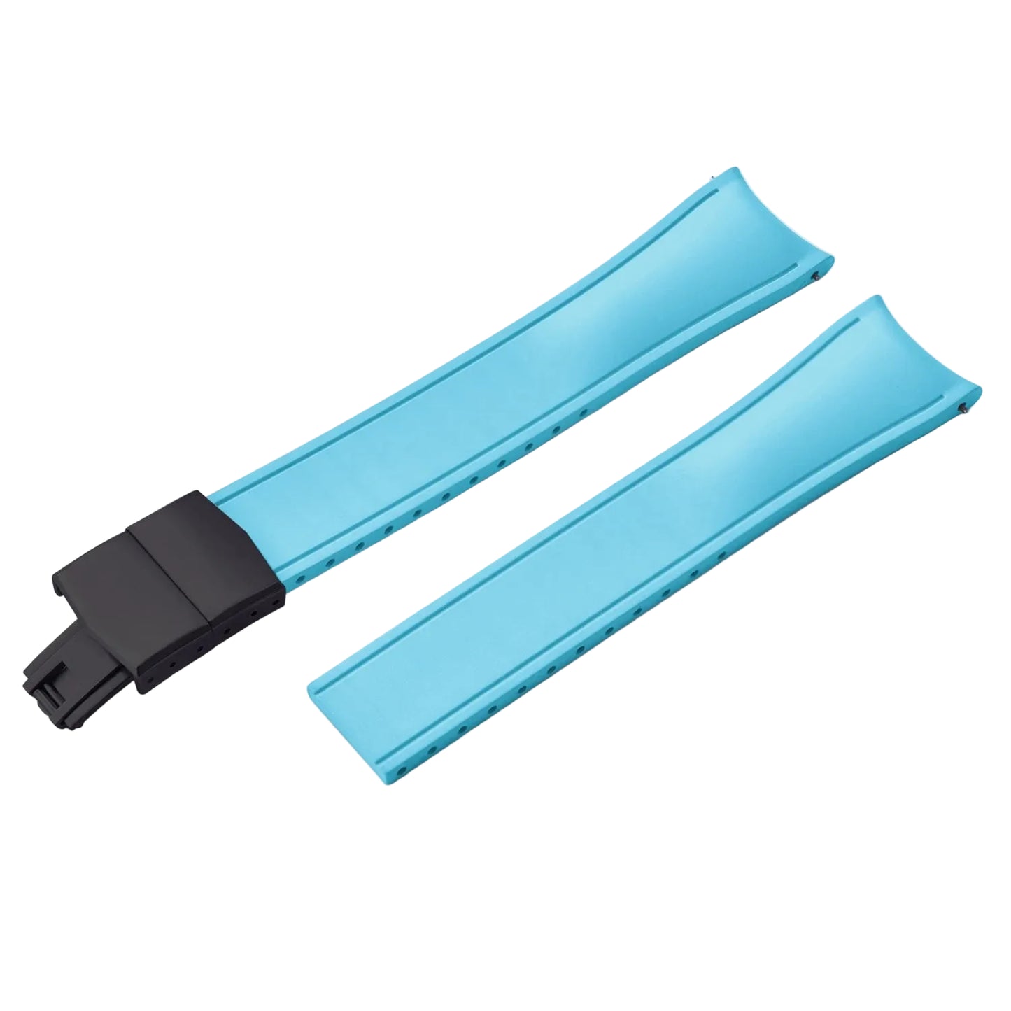 Bracelet de montre en caoutchouc pour Breitling - Courbé / Rapide