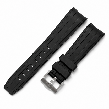 Bracelet en Caoutchouc FKM 21mm compatible avec Rolex Explorer II 216570 & 226570 - Premium