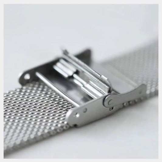 Bracelet de montre Maille Milanaise Argent Mesh Ø 0,4mm – Universel