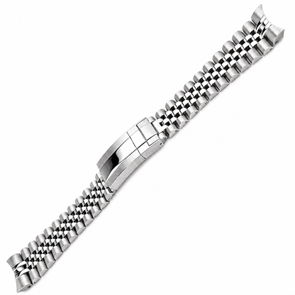 Bracelet Jubilee 22mm Incurvé Acier Massif pour Seiko 5 Sports GMT - Inox