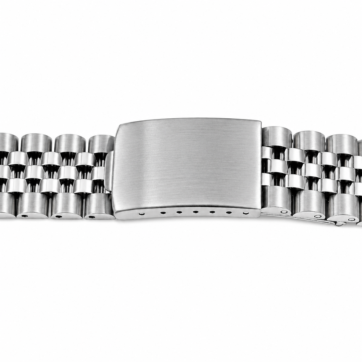 Masar Bracelet Montre Jubilee en Acier pour Rolex / Tudor - Vintage en Acier Brossé / Poli Miroir - Incurvé