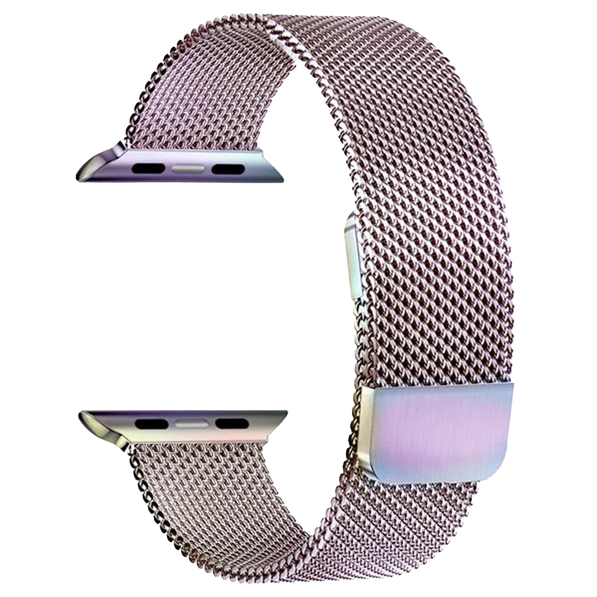 Bracelet milanais compatible Apple watch iwatch band - Maille Milanaise Double magnétique - Essence