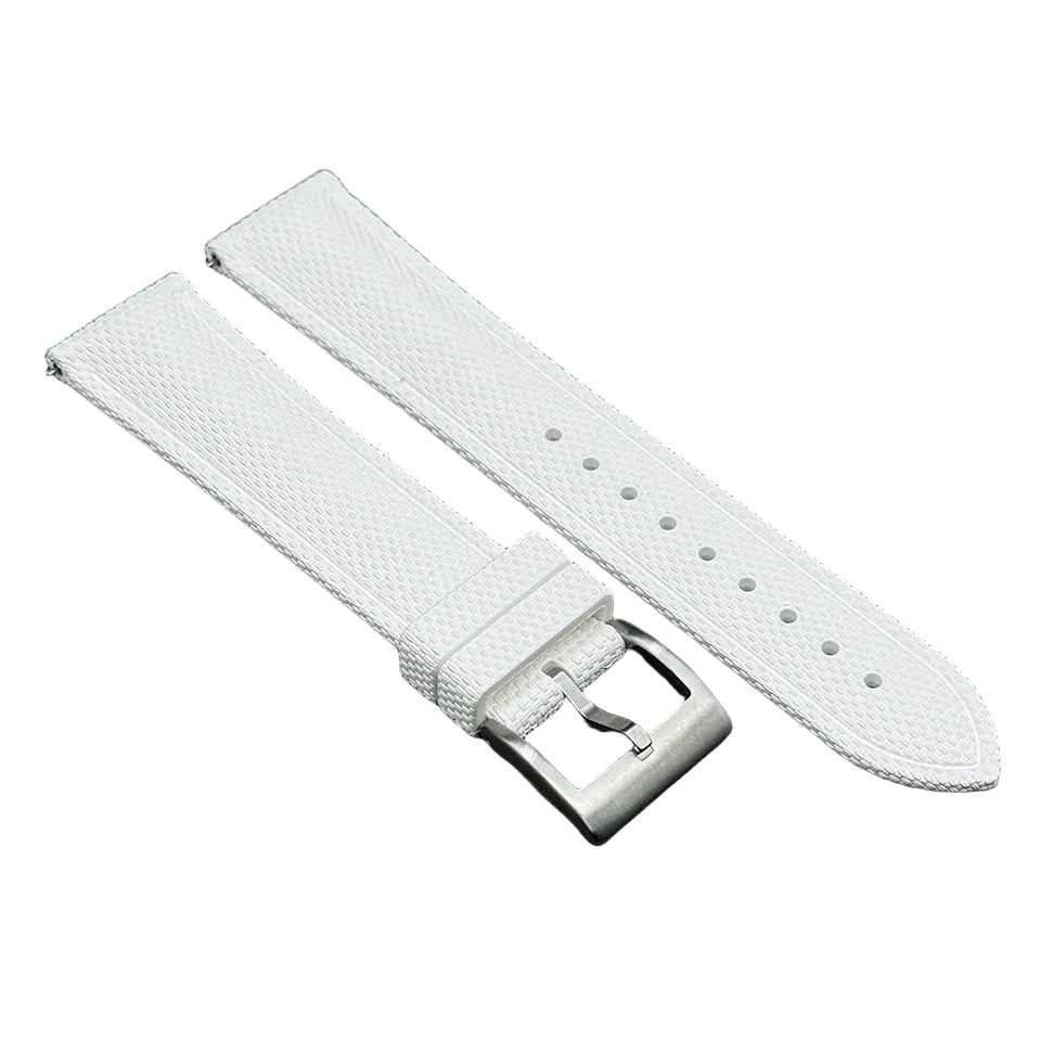 OZE - Bracelet de montre en caoutchouc Premium - Motif Tissu - Rapide / Universel