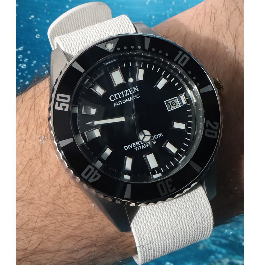 Cinturino per orologio NATO in gomma Aero - Micro-testurizzato - 24,5 cm