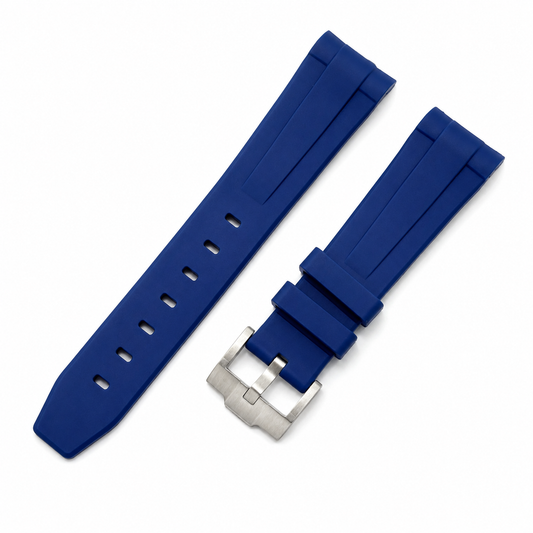 Bracelet en Caoutchouc FKM 21mm compatible avec Rolex Submariner 41mm - Premium