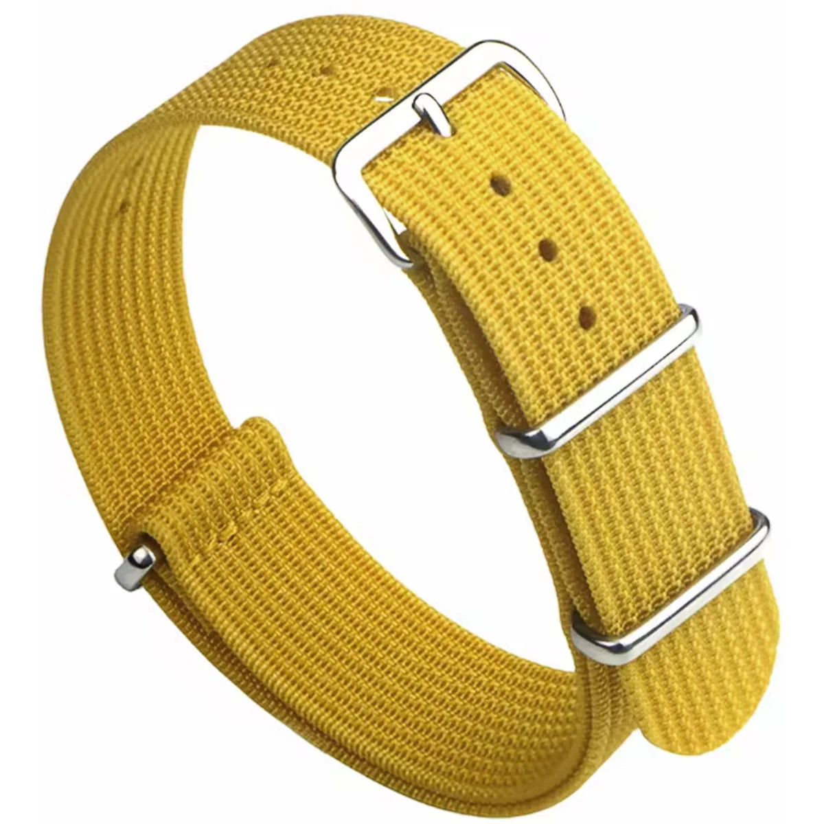 Bracelet Montre pour Briston - Nato Jaune Moutarde