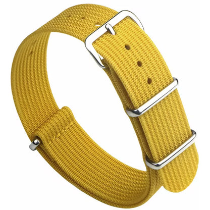 Bracelet Montre pour Briston - Nato Jaune Moutarde