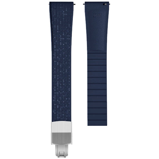 Bracelet Montre Caoutchouc FKM Mosaïque – Rapide / Boucle Déployante