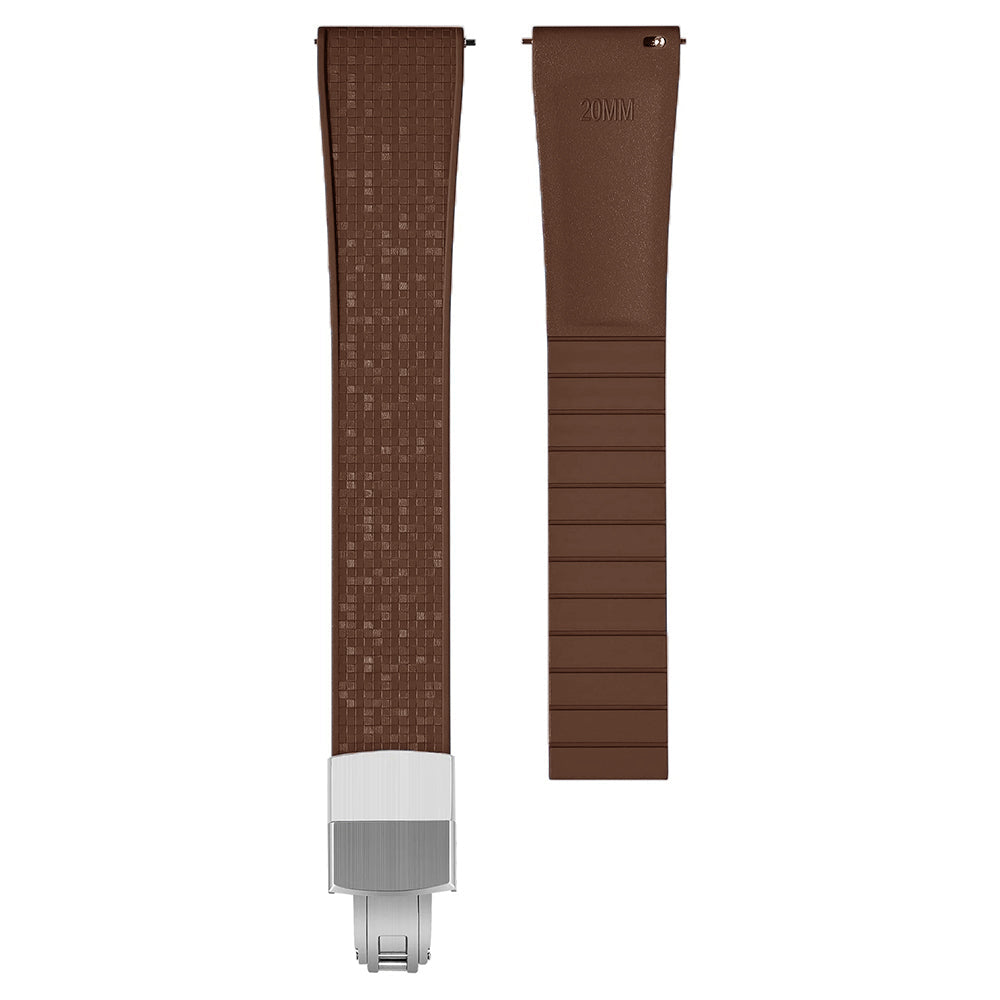 Masar Bracelet Montre Caoutchouc FKM Mosaïque – Rapide / Boucle Déployante