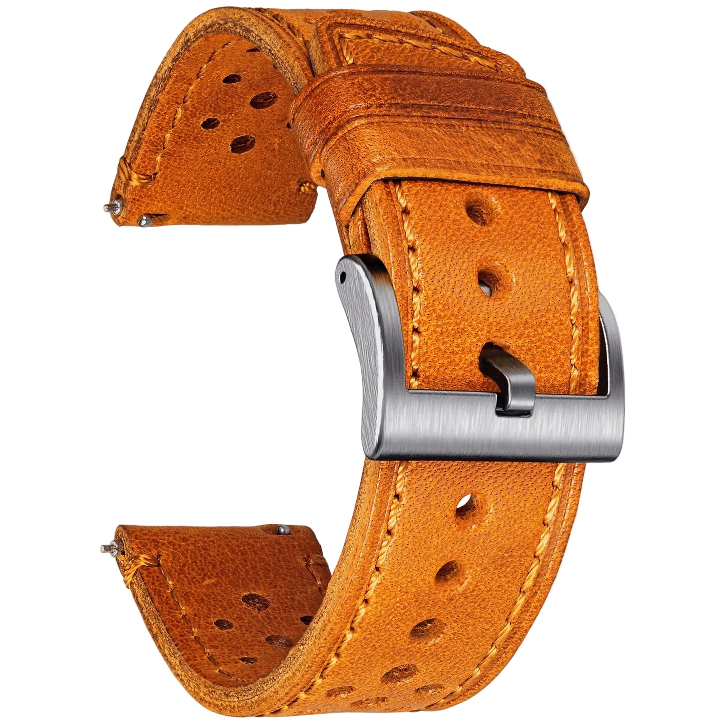 Bracelet de montre Rallye en Cuir pour Homme - Dégagement rapide - Universel