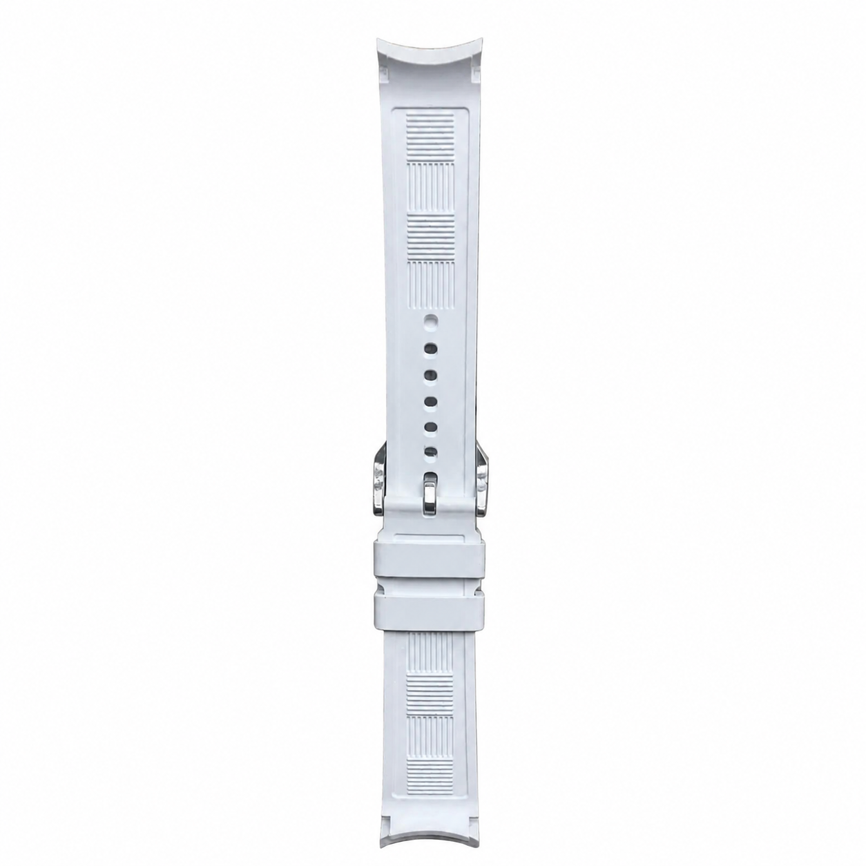 Bracelet Montre en Caoutchouc FKM - Motif quadrillé / Incurvé - Universel