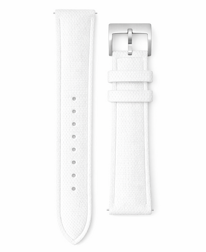 Masar Bracciale Orologio Gomma FKM - SAILCLOTH Finemente Testurizzato - Rapido - Fibbia Ad Ardiglione - Universale