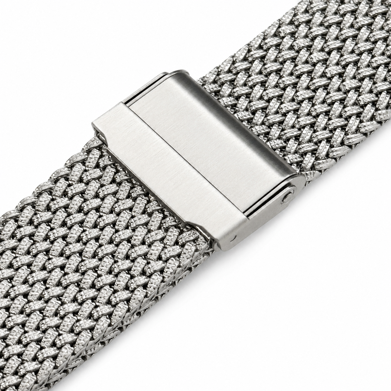 Sparkling Hammered Milanese Mesh Watch Bracelet - Premium 316L Stainless Steel / Quick Release / Universal