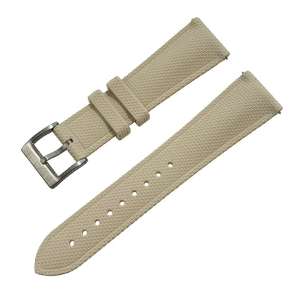 FKM Rubber Watch Strap - Sailcloth Texture - Quick Release - Pin Buckle - Universal