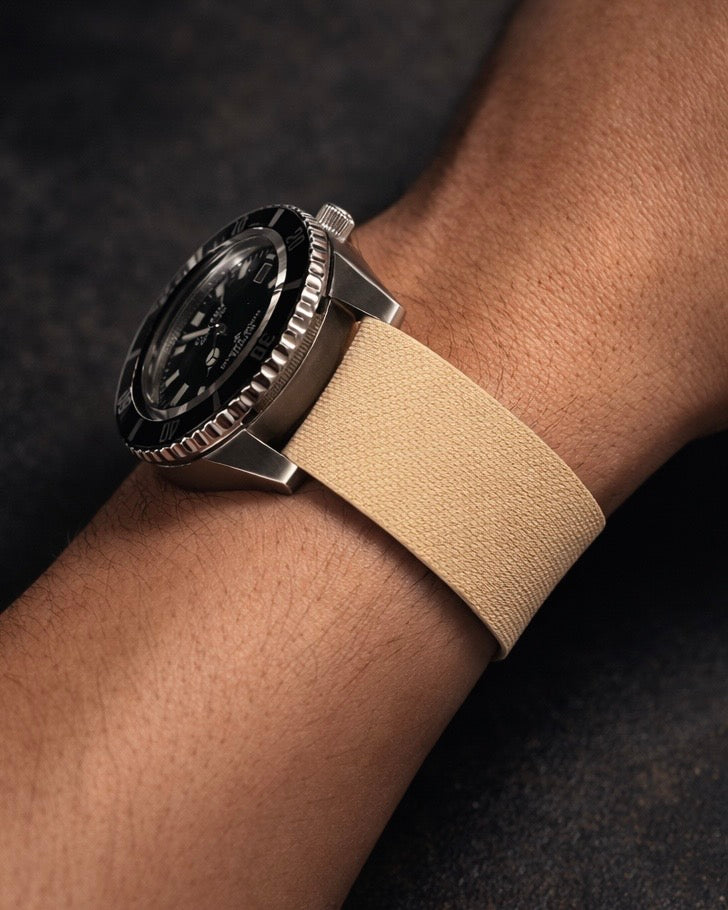Cinturino per Orologio NATO in Gomma FKM Premium - microtesturizzato - 24,5 cm