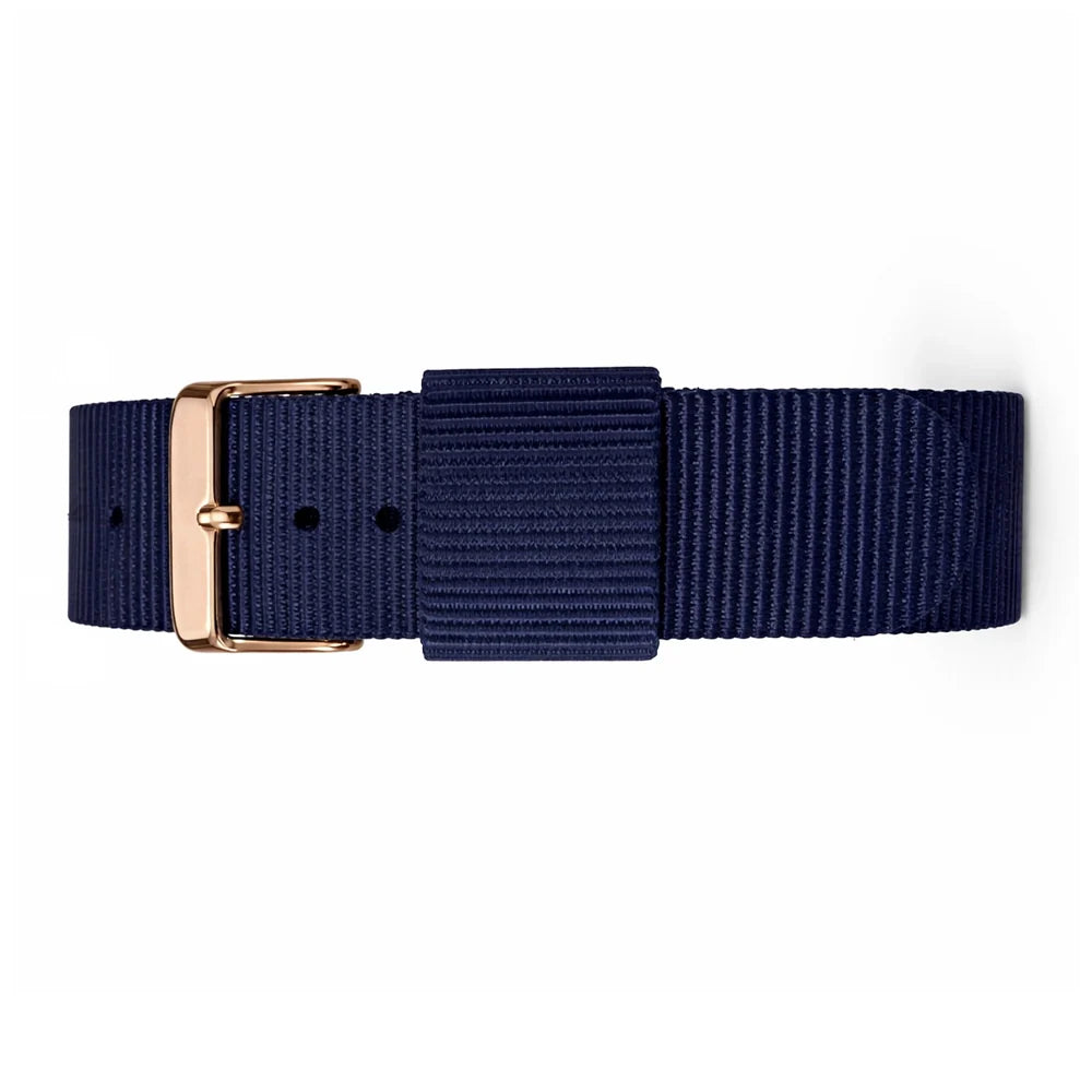 NATO Nylon Blu-Bayswater - Fibbia Oro Rosa