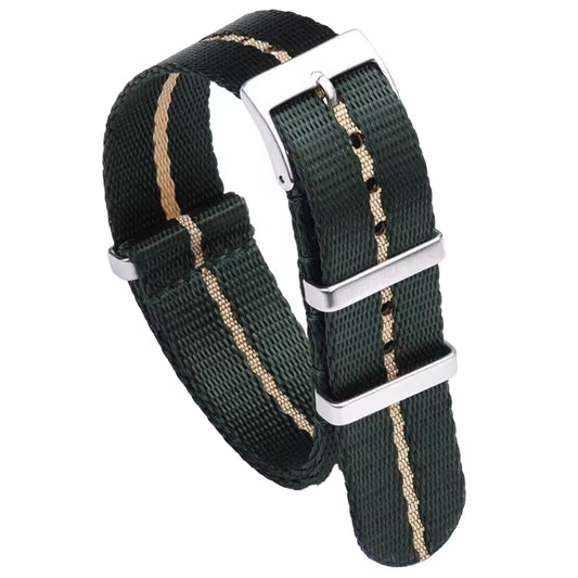 Cinturino Masar Nato 22mm G10 Nylon Verde Kaki