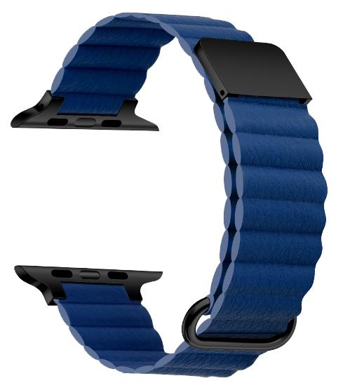 Cinturino in pelle microfibra – Compatibile con Apple Watch – Fibbia magnetica