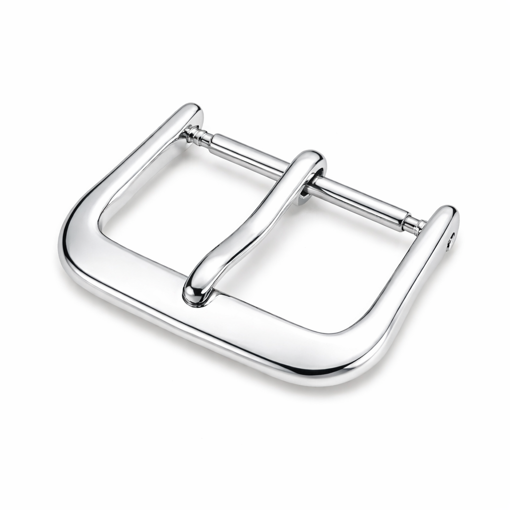 Watch Strap & Nato Buckle - Mirror Polished Silver Aluminum | Pin 1.75mm - 1 Pc