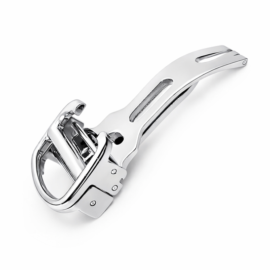 Boucle Déployante Compatible avec Cartier Fermoir Argent - Bracelet sans Ardillon