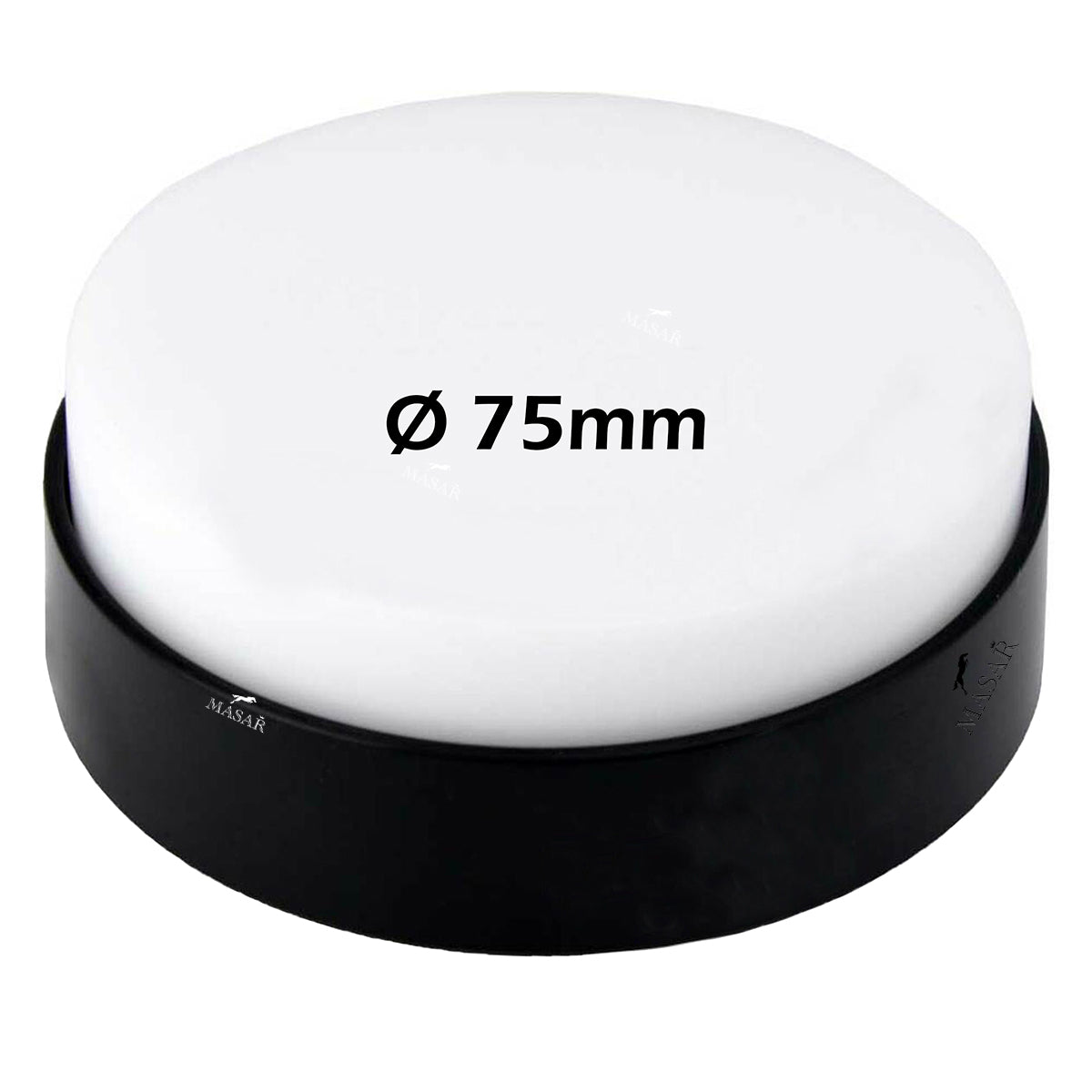 Almohadilla de inserción para caja de reloj de 75 mm - Herramienta de relojero - Gel de silicona blanco - Protección contra rayones