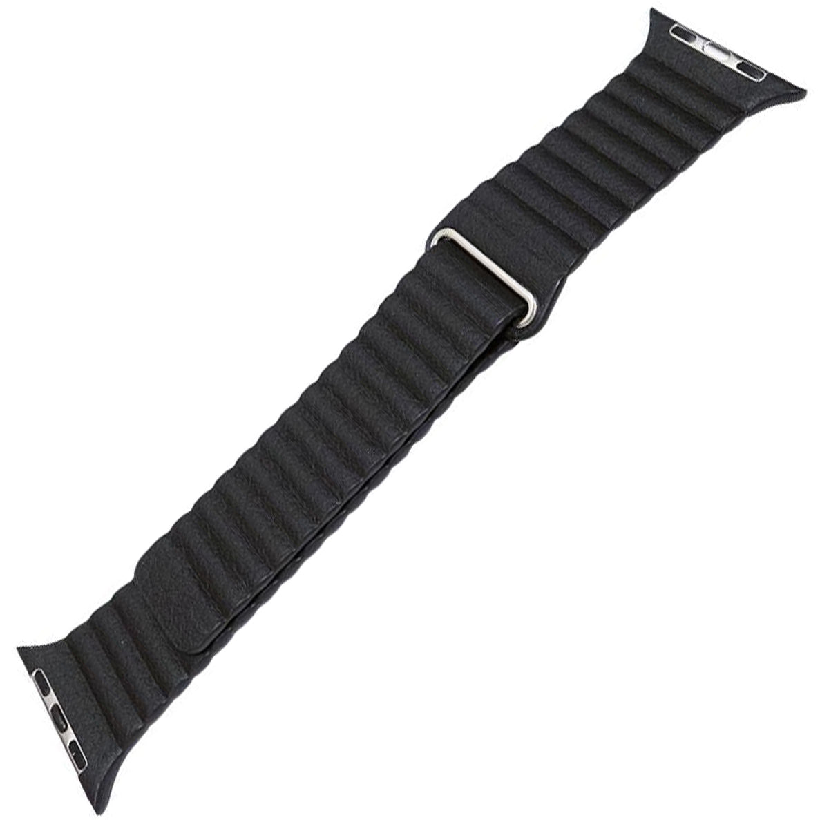 Bracciale in pelle microfibra - Compatibile con Apple Watch - Fibbia magnetica
