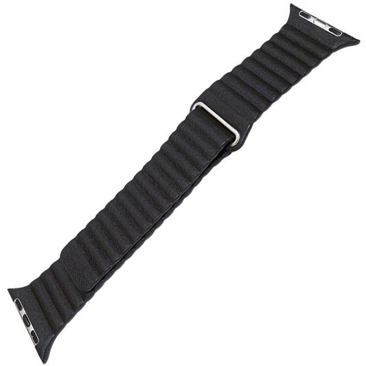 Bracciale in pelle microfibra - Compatibile con Apple Watch - Fibbia magnetica