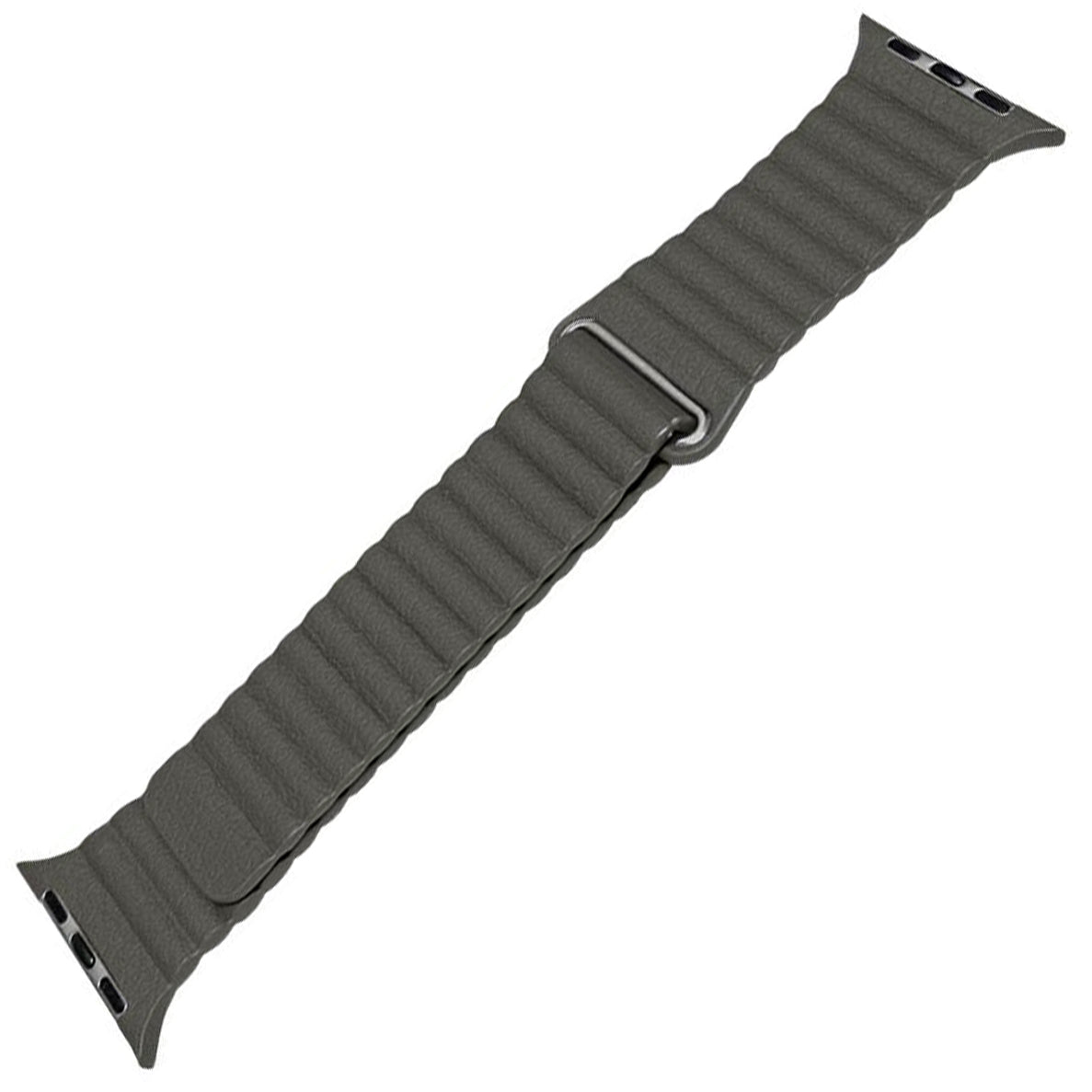 Bracciale in pelle microfibra - Compatibile con Apple Watch - Fibbia magnetica