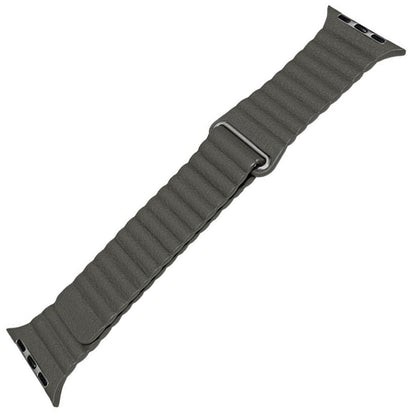 Bracciale in pelle microfibra - Compatibile con Apple Watch - Fibbia magnetica
