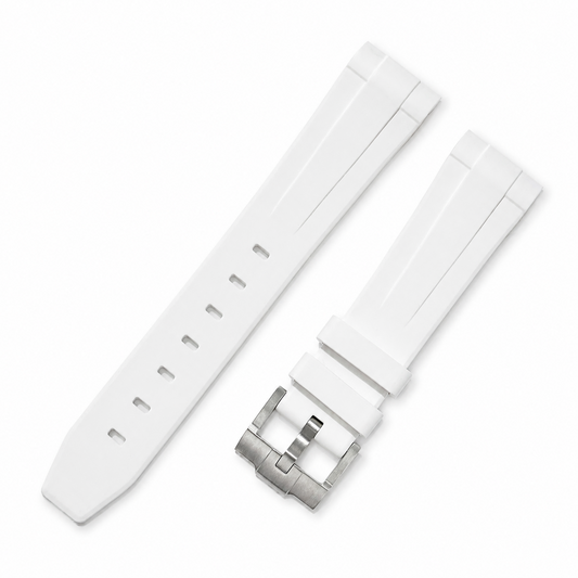 Bracelet en Caoutchouc FKM 21mm compatible avec Rolex Submariner 41mm - Premium