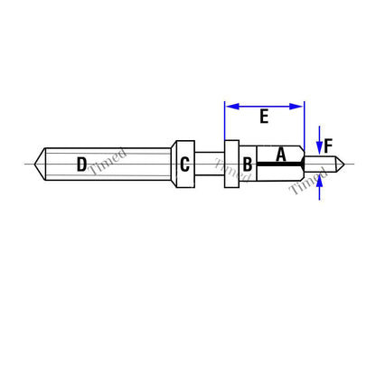 No.22 Stem - Tige de Remontoir - 1 Pc 2707401