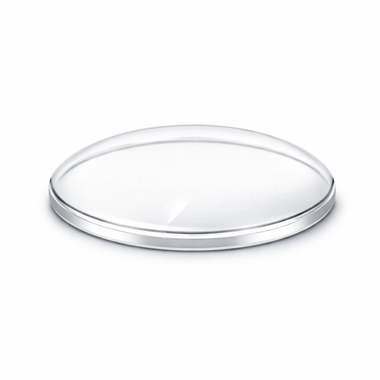 Verre Montre Bombé Plat Compatible avec Casio - Minéral / Rond - 1 Pièce