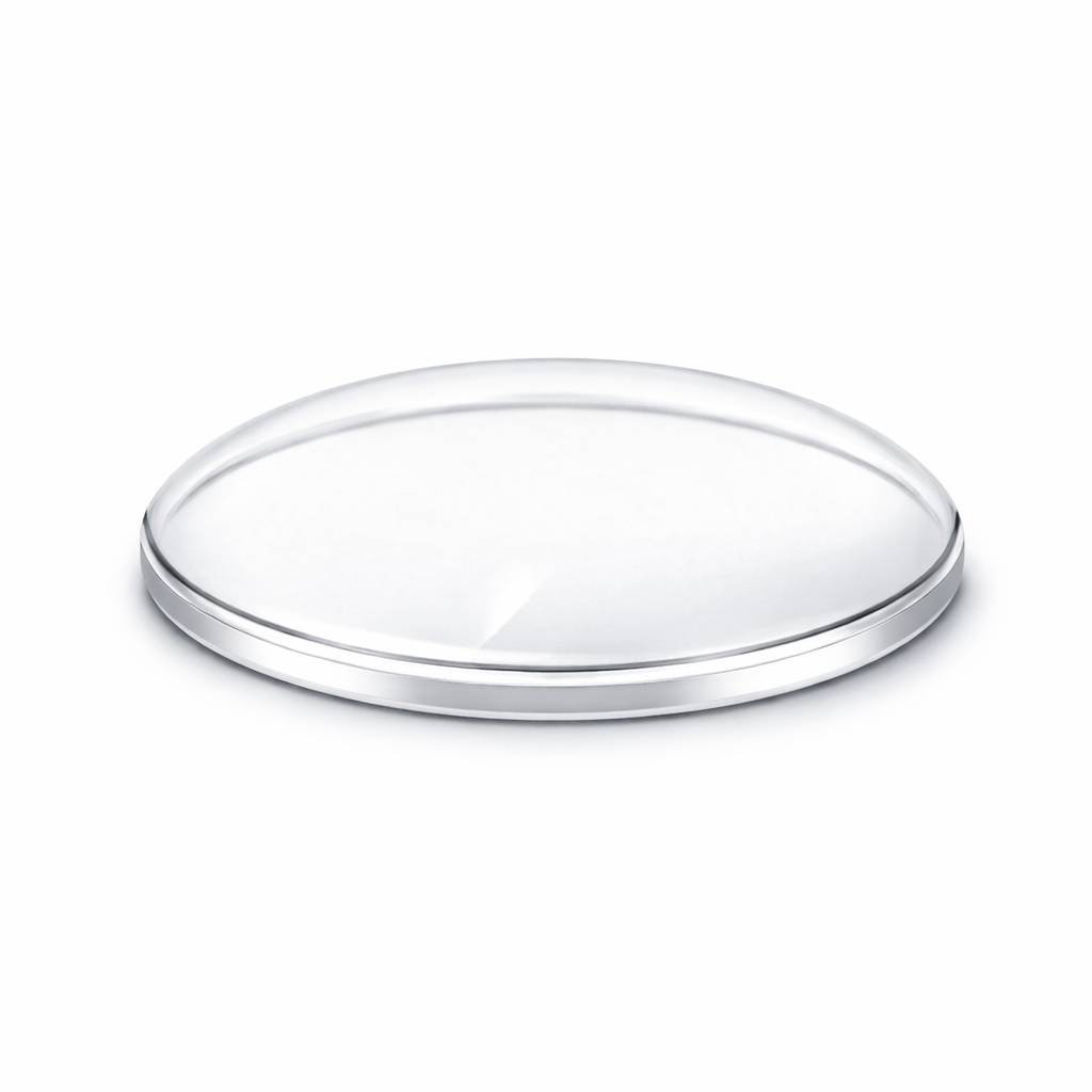 Verre Montre Bombé Plat Compatible avec Casio - Minéral / Rond - 1 Pièce