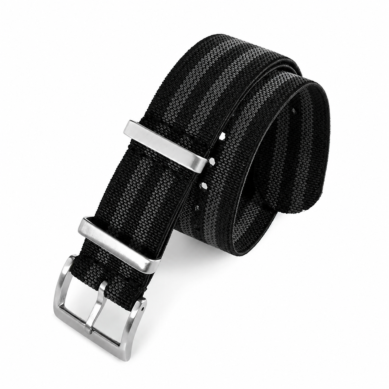Masar Bracelet NATO Parachute en Nylon Élastique - 28cm - Ultra Premium