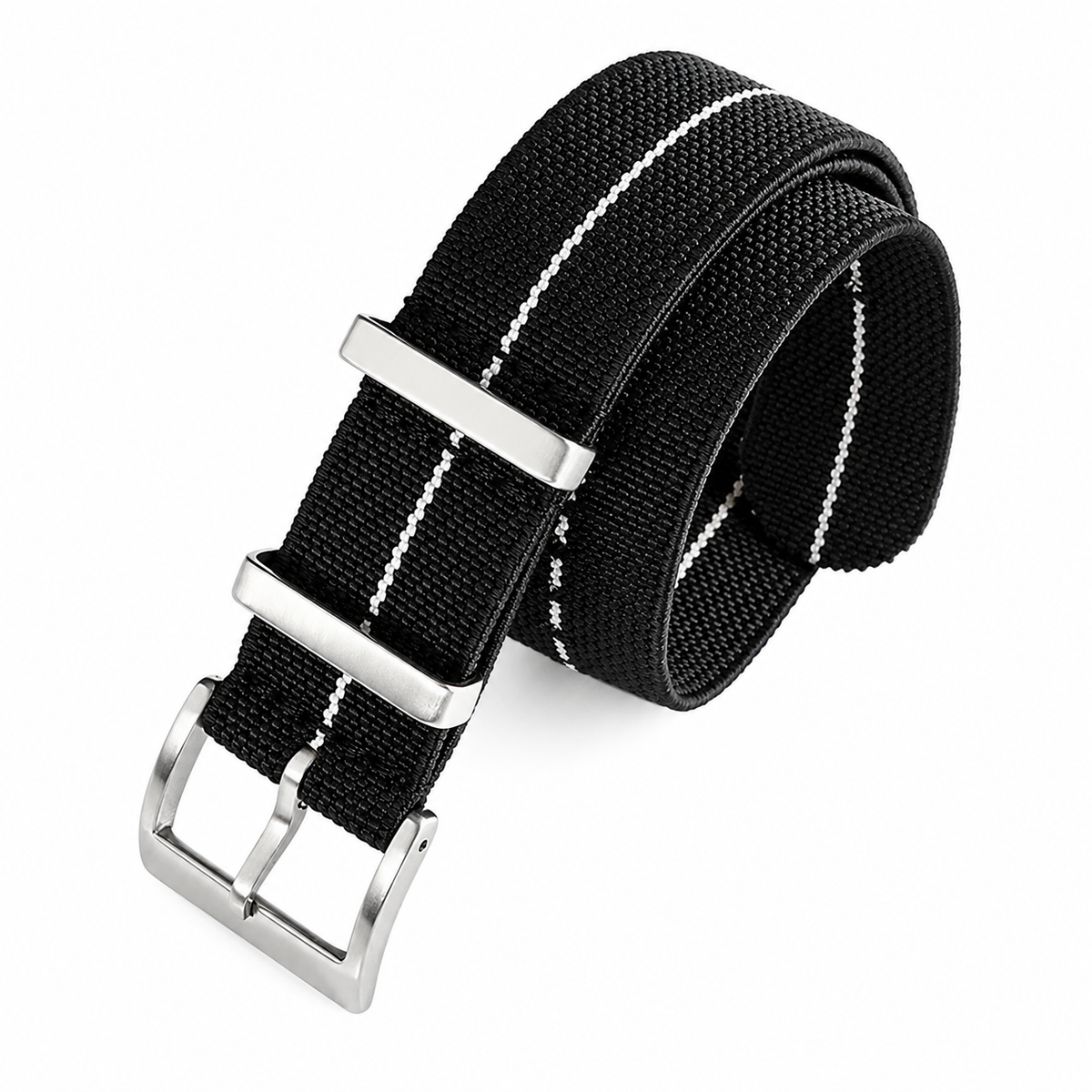 Masar Bracelet NATO Parachute en Nylon Élastique - 28cm - Ultra Premium