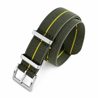Masar Bracelet NATO Parachute en Nylon Élastique - 28cm - Ultra Premium