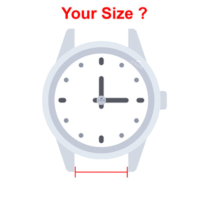 Cinturino per orologio Milanese da 21 mm a sgancio rapido nero - Maglia 0,6 mm