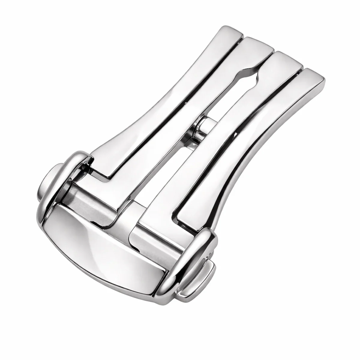 Deployant Buckle with Pin for Watch Strap – Mirror Polished Stainless Steel – Strap Thickness ≤ 3.0mm – 1 Pc