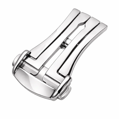 Deployant Buckle with Pin for Watch Strap – Mirror Polished Stainless Steel – Strap Thickness ≤ 3.0mm – 1 Pc