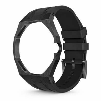 Steel Case Bracelet compatible with Swatch Royal Pop x AP - Hunter Case → crown at 3 o'clock - Resin